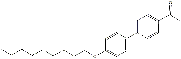 1-[4'-(nonyloxy)[1,1'-biphenyl]-4-yl]ethanone Structure