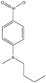 N-butyl-N-methyl-4-nitroaniline Structure