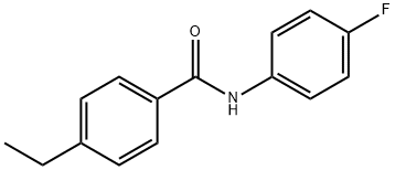 4-ethyl-N-(4-fluorophenyl)benzamide Structure