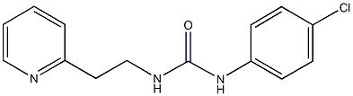 N-(4-chlorophenyl)-N'-[2-(2-pyridinyl)ethyl]urea Structure