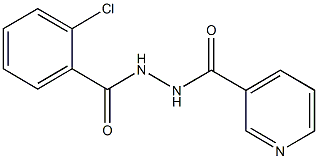 2-chloro-N'-(3-pyridinylcarbonyl)benzohydrazide,56352-77-3,结构式