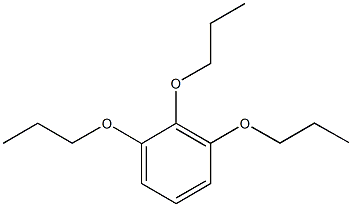 1,2,3-tripropoxybenzene Structure