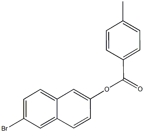 6-bromo-2-naphthyl4-methylbenzoate Structure