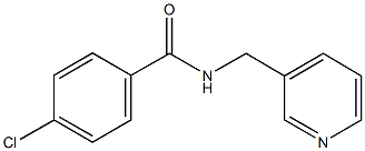 4-chloro-N-(3-pyridinylmethyl)benzamide,56913-57-6,结构式