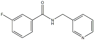 3-fluoro-N-(3-pyridinylmethyl)benzamide Structure