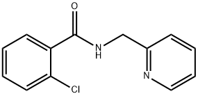 2-chloro-N-(2-pyridinylmethyl)benzamide,56913-63-4,结构式