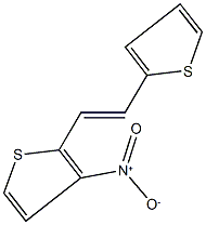 3-nitro-2-[2-(2-thienyl)vinyl]thiophene 结构式