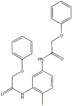 N-{2-methyl-5-[(phenoxyacetyl)amino]phenyl}-2-phenoxyacetamide Structure