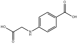 4-((羧甲基)氨基)苯甲酸 结构式