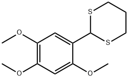 2-(2,4,5-trimethoxyphenyl)-1,3-dithiane Structure