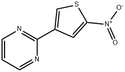 2-{5-nitro-3-thienyl}pyrimidine 结构式