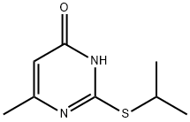 2-(isopropylsulfanyl)-6-methyl-4(1H)-pyrimidinone Structure