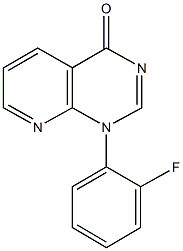 1-(2-fluorophenyl)pyrido[2,3-d]pyrimidin-4(1H)-one Structure