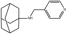 N-(1-adamantyl)-N-(4-pyridinylmethyl)amine Structure