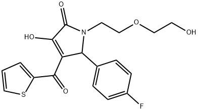 573695-63-3 5-(4-fluorophenyl)-3-hydroxy-1-[2-(2-hydroxyethoxy)ethyl]-4-(2-thienylcarbonyl)-1,5-dihydro-2H-pyrrol-2-one