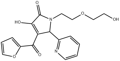 4-(2-furoyl)-3-hydroxy-1-[2-(2-hydroxyethoxy)ethyl]-5-(2-pyridinyl)-1,5-dihydro-2H-pyrrol-2-one|