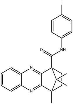 N-(4-fluorophenyl)-12,15,15-trimethyl-3,10-diazatetracyclo[10.2.1.0~2,11~.0~4,9~]pentadeca-2(11),3,5,7,9-pentaene-1-carboxamide,573948-51-3,结构式