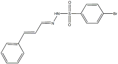 4-bromo-N'-(3-phenyl-2-propenylidene)benzenesulfonohydrazide,573995-48-9,结构式