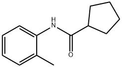 N-(2-methylphenyl)cyclopentanecarboxamide Struktur