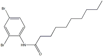 N-(2,4-dibromophenyl)decanamide,574717-92-3,结构式