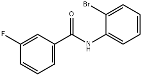 N-(2-bromophenyl)-3-fluorobenzamide Struktur