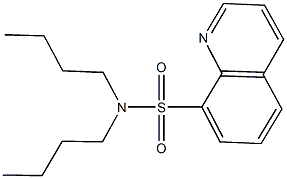 N,N-dibutyl-8-quinolinesulfonamide Structure