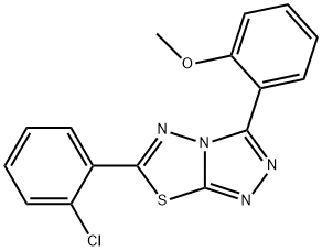 575470-72-3 2-[6-(2-chlorophenyl)[1,2,4]triazolo[3,4-b][1,3,4]thiadiazol-3-yl]phenyl methyl ether