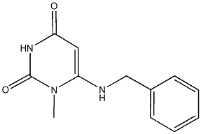 6-(benzylamino)-1-methyl-2,4(1H,3H)-pyrimidinedione,5759-65-9,结构式