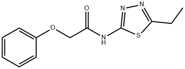 N-(5-ethyl-1,3,4-thiadiazol-2-yl)-2-phenoxyacetamide Structure