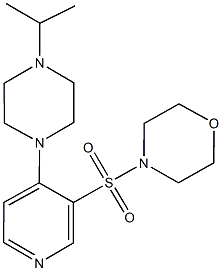 57725-29-8 4-{[4-(4-isopropyl-1-piperazinyl)-3-pyridinyl]sulfonyl}morpholine
