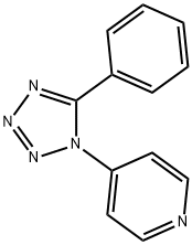 4-(5-phenyl-1H-tetraazol-1-yl)pyridine 结构式