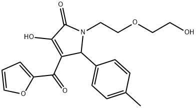 4-(2-furoyl)-3-hydroxy-1-[2-(2-hydroxyethoxy)ethyl]-5-(4-methylphenyl)-1,5-dihydro-2H-pyrrol-2-one|