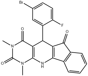 5-(5-bromo-2-fluorophenyl)-1,3-dimethyl-5,11-dihydro-1H-indeno[2