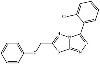 578722-47-1 [3-(2-chlorophenyl)[1,2,4]triazolo[3,4-b][1,3,4]thiadiazol-6-yl]methyl phenyl ether