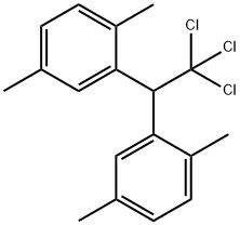 1,4-dimethyl-2-[2,2,2-trichloro-1-(2,5-dimethylphenyl)ethyl]benzene 结构式