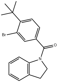 581782-05-0 1-(3-bromo-4-tert-butylbenzoyl)indoline