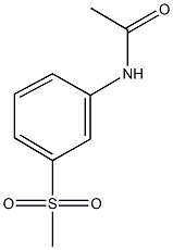 N-[3-(methylsulfonyl)phenyl]acetamide Structure