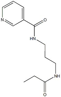 N-[3-(propionylamino)propyl]nicotinamide,5824-67-9,结构式