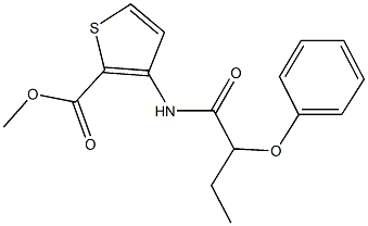 583031-01-0 methyl 3-[(2-phenoxybutanoyl)amino]-2-thiophenecarboxylate