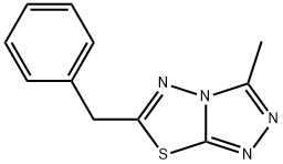 6-benzyl-3-methyl[1,2,4]triazolo[3,4-b][1,3,4]thiadiazole Structure