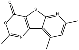 2,7,9-trimethyl-4H-pyrido[3',2':4,5]thieno[3,2-d][1,3]oxazin-4-one,58327-87-0,结构式