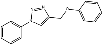 4-(phenoxymethyl)-1-phenyl-1H-1,2,3-triazole 化学構造式