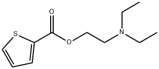 2-(diethylamino)ethyl 2-thiophenecarboxylate Structure