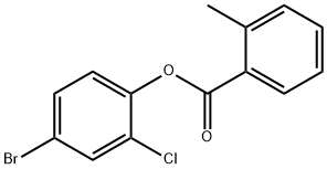 587841-25-6 4-bromo-2-chlorophenyl 2-methylbenzoate