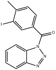 1-(3-iodo-4-methylbenzoyl)-1H-1,2,3-benzotriazole Structure