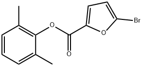 2,6-dimethylphenyl 5-bromo-2-furoate Struktur