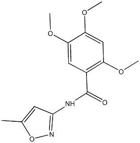 587852-16-2 2,4,5-trimethoxy-N-(5-methyl-3-isoxazolyl)benzamide