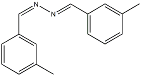 3-methylbenzaldehyde (3-methylbenzylidene)hydrazone 结构式