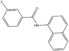 3-fluoro-N-(1-naphthyl)benzamide 结构式