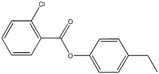 4-ethylphenyl 2-chlorobenzoate Structure